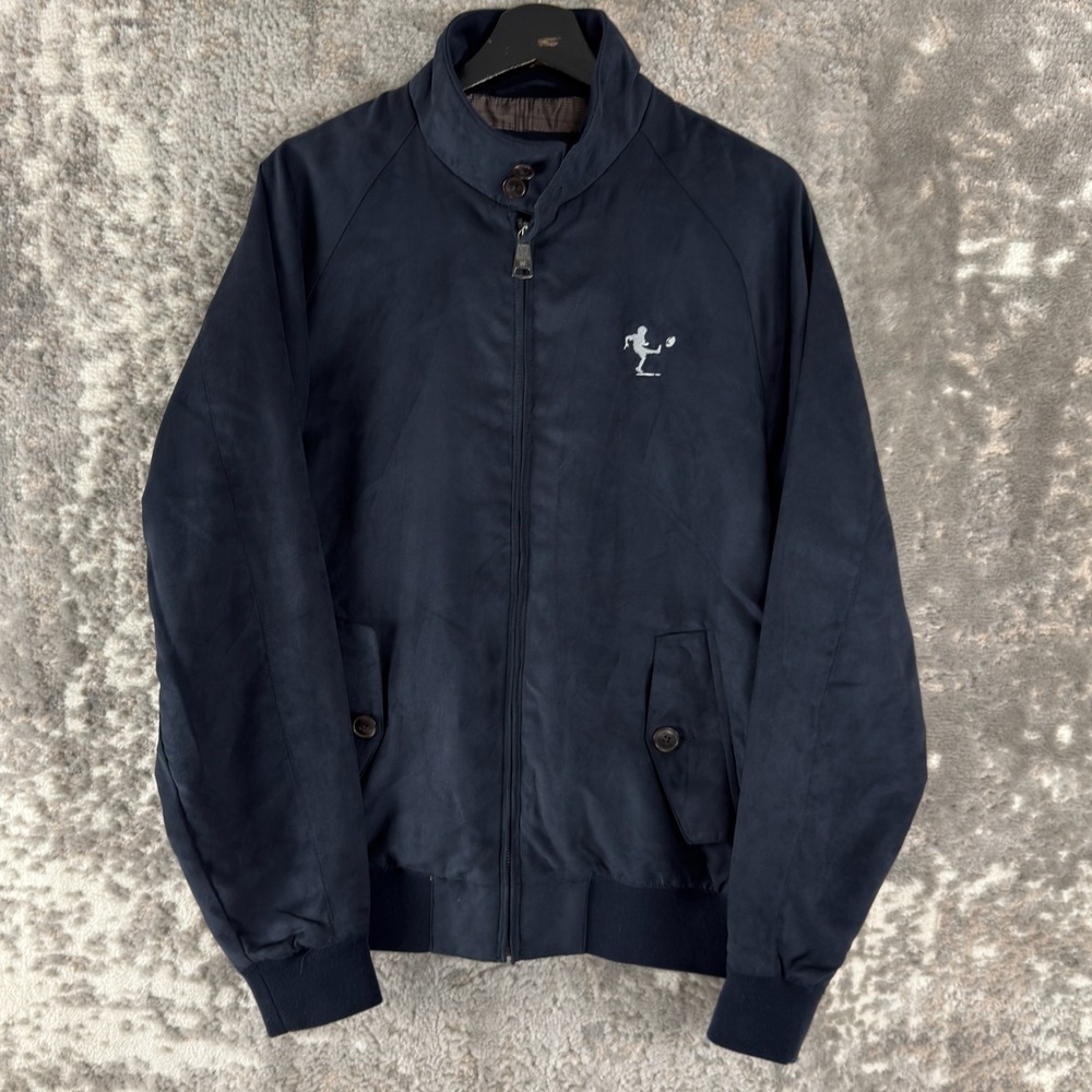 Weatherproof‎ Size S Outdoor Mock Neck Jacket Navy Long Sleeve Button Zip